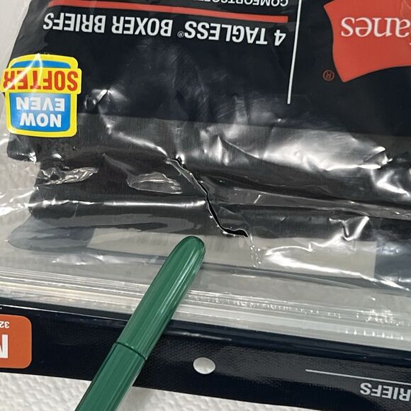 HANES 4 Pack Tagless Underwear Men's M Black Gray Comfort Waistband No Ride Up - Picture 13 of 16